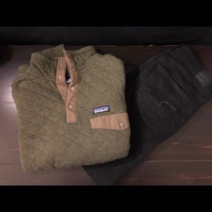 Men’s Patagonia Cotton Quilt Snap Pullover